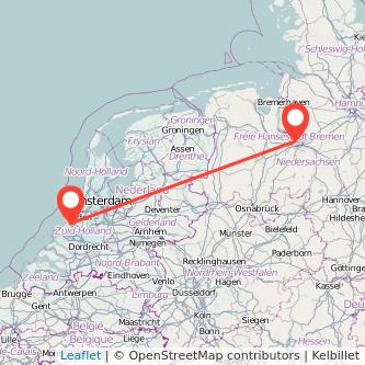 Bremen Den Haag Mitfahrgelegenheit Karte