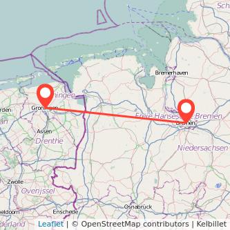 Bremen Groningen Mitfahrgelegenheit Karte