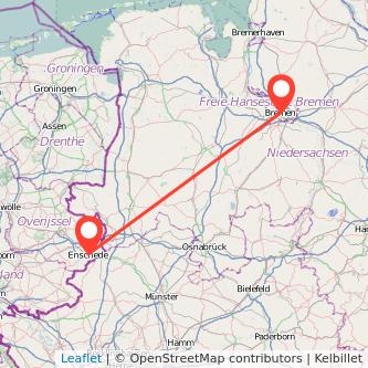 Bremen Enschede Mitfahrgelegenheit Karte