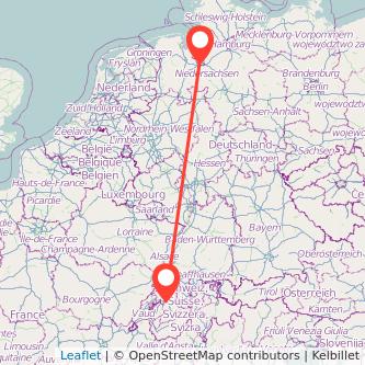 Bremen Bern Mitfahrgelegenheit Karte