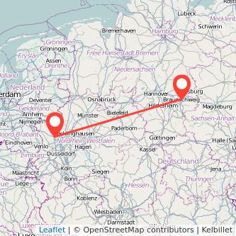 Braunschweig Rheinberg Mitfahrgelegenheit Karte