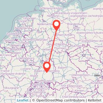 Braunschweig Reutlingen Mitfahrgelegenheit Karte