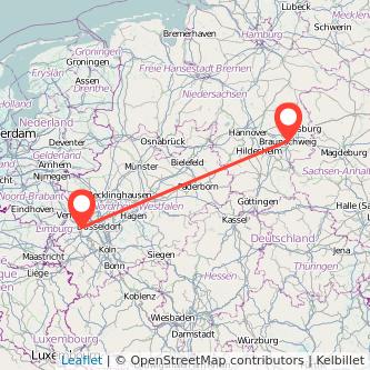 Braunschweig Mönchengladbach Mitfahrgelegenheit Karte