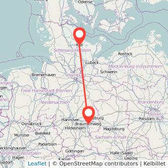 Braunschweig Kiel Mitfahrgelegenheit Karte