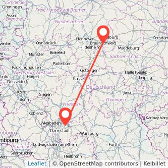 Braunschweig Rodgau Mitfahrgelegenheit Karte