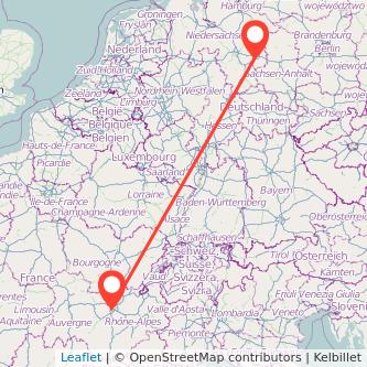 Braunschweig Lyon Mitfahrgelegenheit Karte