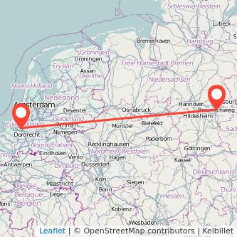Braunschweig Rotterdam Mitfahrgelegenheit Karte