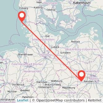 Brandenburg an der Havel Westerland Bus Karte