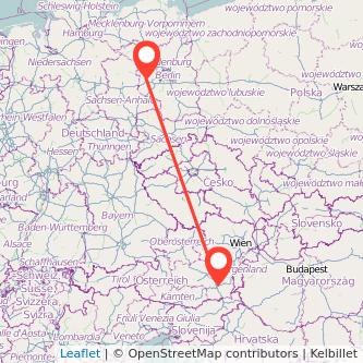 Brandenburg an der Havel Graz Bahn Karte