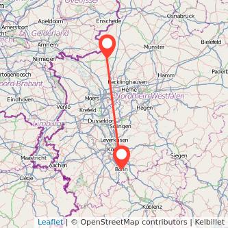 Borken Bonn Mitfahrgelegenheit Karte