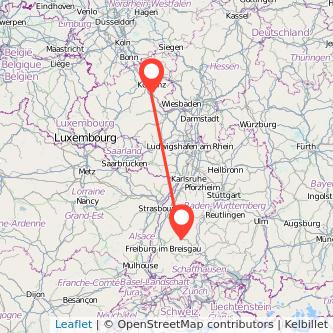 Boppard Triberg Bahn Karte