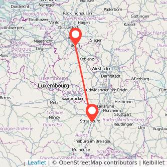 Bonn Kehl Mitfahrgelegenheit Karte