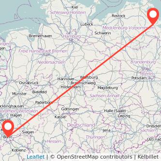 Bonn Anklam Bahn Karte