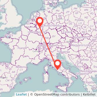 Bonn Rom Mitfahrgelegenheit Karte