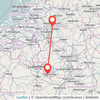 Bochum Völklingen Mitfahrgelegenheit Karte