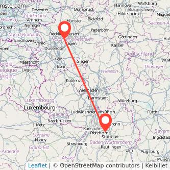 Bochum Vaihingen an der Enz Bahn Karte
