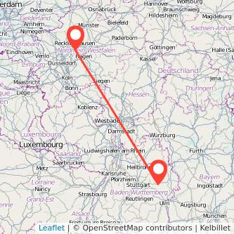 Bochum Schwäbisch Gmünd Bahn Karte