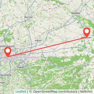 Bochum Paderborn Mitfahrgelegenheit Karte