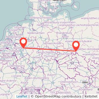 Bochum Görlitz Mitfahrgelegenheit Karte
