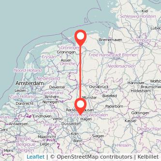 Bochum Emden Mitfahrgelegenheit Karte