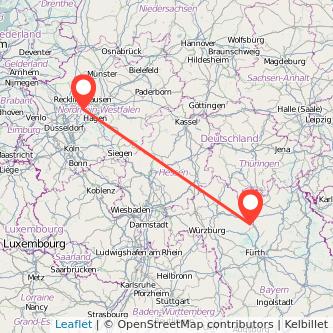 Bochum Bamberg Mitfahrgelegenheit Karte