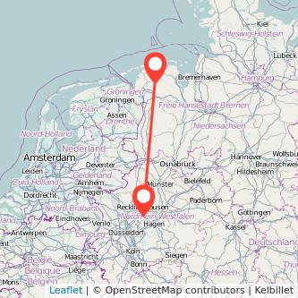 Bochum Aurich Mitfahrgelegenheit Karte
