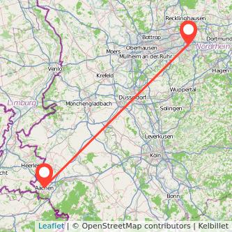 Bochum Aachen Mitfahrgelegenheit Karte