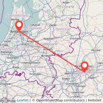 Bochum Amsterdam Mitfahrgelegenheit Karte