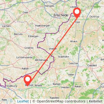 Bocholt Gronau Mitfahrgelegenheit Karte