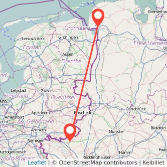 Bocholt Emden Mitfahrgelegenheit Karte