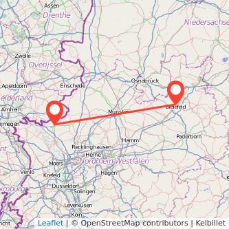 Bocholt Bielefeld Mitfahrgelegenheit Karte