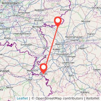 Bocholt Aachen Mitfahrgelegenheit Karte