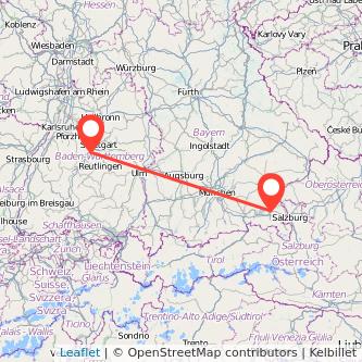 Böblingen Traunstein Mitfahrgelegenheit Karte