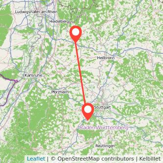 Böblingen Sinsheim Mitfahrgelegenheit Karte