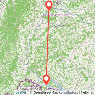 Böblingen Radolfzell am Bodensee Mitfahrgelegenheit Karte