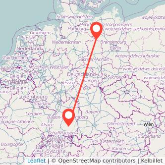 Bingen Wittenberge Bahn Karte