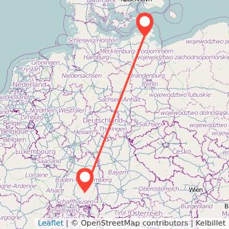 Bingen Stralsund Bahn Karte