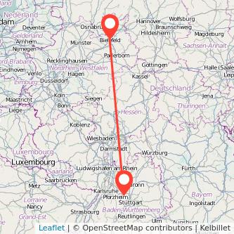 Bielefeld Vaihingen an der Enz Bahn Karte
