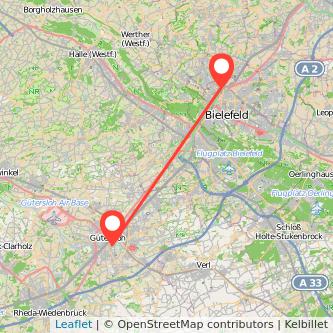 Bielefeld Gütersloh Mitfahrgelegenheit Karte