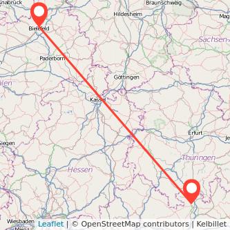 Bielefeld Coburg Mitfahrgelegenheit Karte