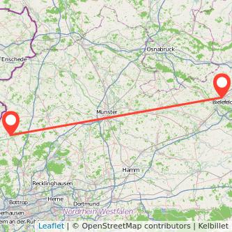 Bielefeld Borken Mitfahrgelegenheit Karte