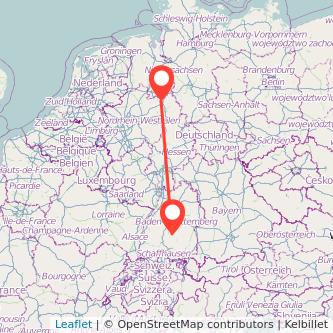Bielefeld Albstadt Mitfahrgelegenheit Karte