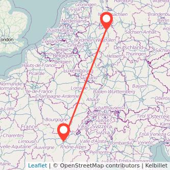 Bielefeld Lyon Mitfahrgelegenheit Karte