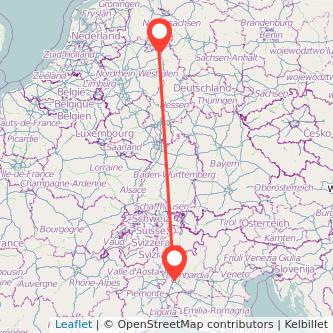 Bielefeld Mailand Mitfahrgelegenheit Karte