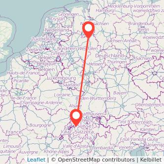 Bielefeld Bern Mitfahrgelegenheit Karte