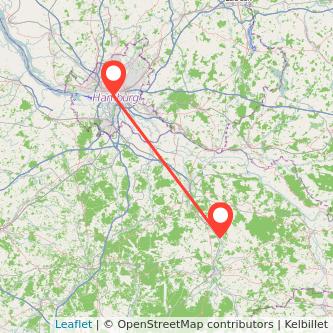 Bad Bevensen Hamburg Bahn Karte