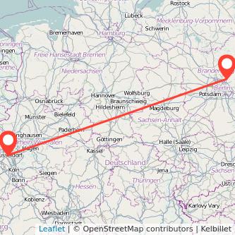 Bernau bei Berlin Düsseldorf Mitfahrgelegenheit Karte