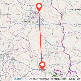 Bernau bei Berlin Dresden Mitfahrgelegenheit Karte
