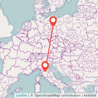 Bernau bei Berlin Florenz Mitfahrgelegenheit Karte