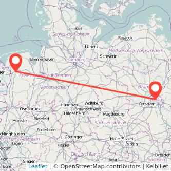 Berlin Leer Mitfahrgelegenheit Karte